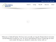 Tablet Screenshot of caldwellrealtyri.com